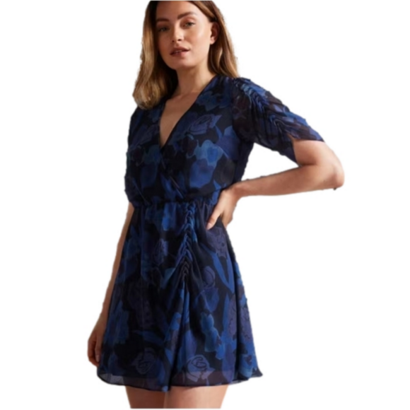 Ted Baker Dresses & Skirts - Ted Baker Blue Floral Dress